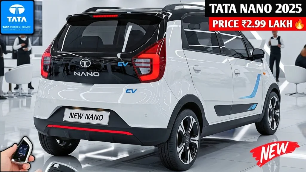 Tata Nano Electric 2025, Tata Electric Car, Nano EV Price, Tata Nano 2025 Range, Electric Car Under 3 Lakh, Best Budget EV India, Nano Electric Launch, Tata EV News, Nano Electric 380KM Range, Tata Nano Fast Charging