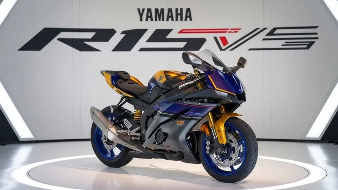 Yamaha R15 V5 2025, R15 V5 mileage 79 kmpl, Yamaha R15 V5 review, R15 V5 features 2025, Yamaha R15 V5 quick shifter, R15 V5 dual ABS, R15 V5 SmartXonnect, Yamaha R15 V5 price EMI, R15 V5 MotoGP design, Best 155cc bikes 2025
